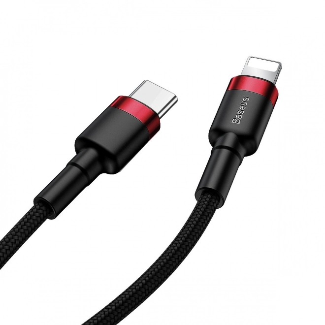 Kabel Baseus Cafule USB-C na Lightning 18W crveno-crni