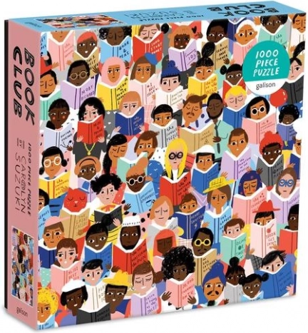 galison puzzle knjižni klub 1000 dijelova