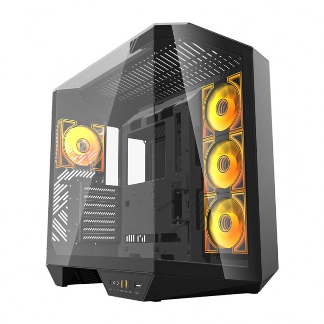 Računalno kućište Darkflash s 4 ventilatora