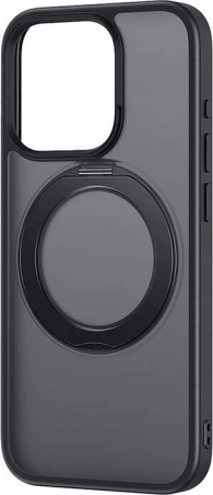 Baseus SkyRing magnetska futrola sa stalkom za iPhone 13 Pro + kaljeno staklo i set za čišćenje, crna