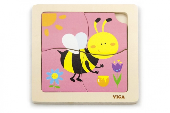 Drvene puzzle pčelica od Viga