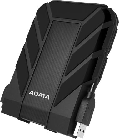 Izdržljiv vanjski disk ADATA 2 TB, 2,5", USB 3.1, crni