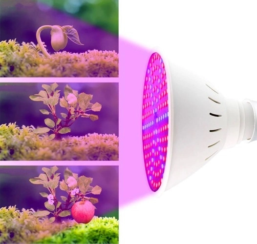 LED lampa za rast biljaka 200 LED E27