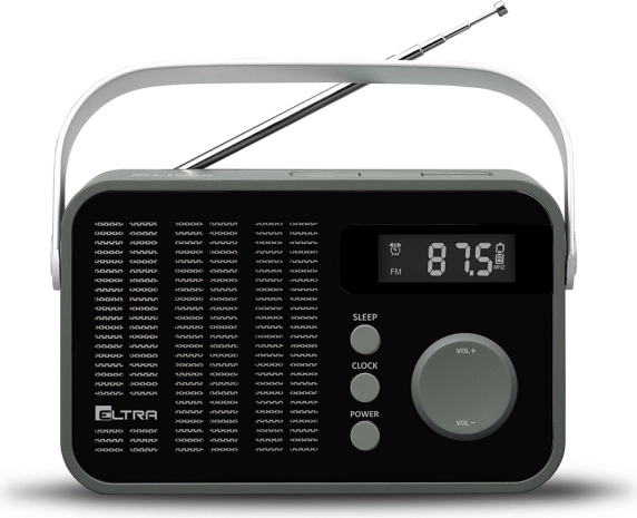 Prijenosni FM radio s digitalnim podešavanjem OLIWIA, crni