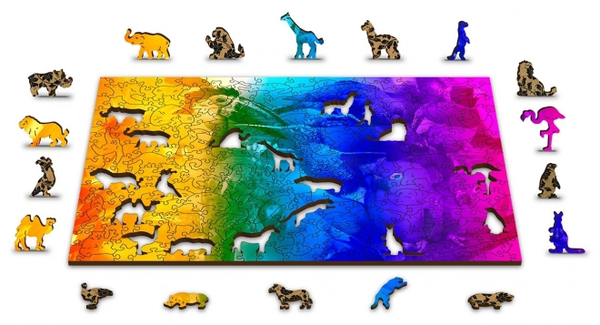 Drvene puzzle Ptičiji raj