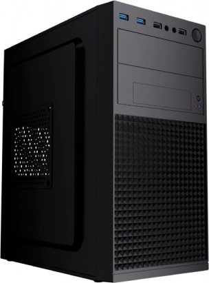 Računalno kućište Fornax K300 Micro-ATX, 2× USB 3.0 i 2× USB 2.0, crna