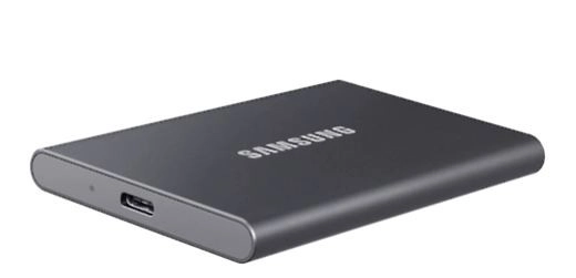 Prijenosni SSD Samsung T7 2TB USB 3.2 Gen 2 sivi