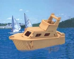 Woodcraft drvene 3D puzzle Jahta