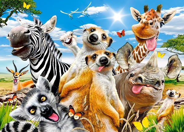Puzzle Afrička selfie
