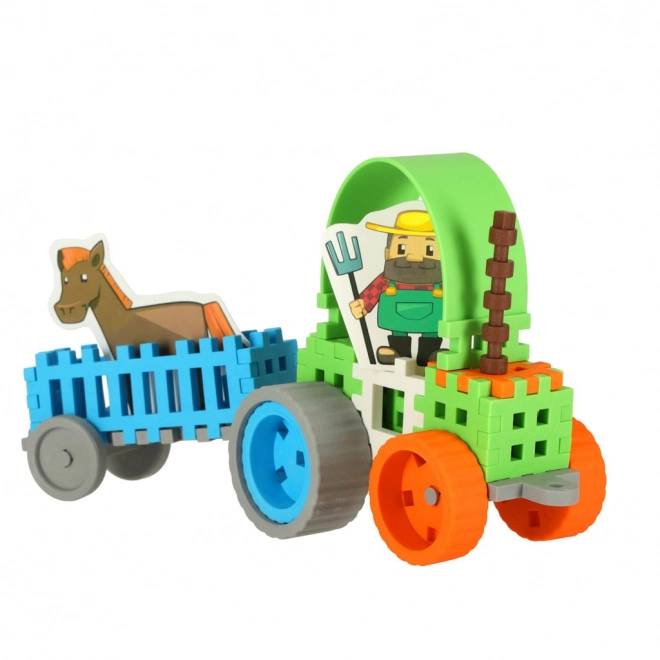 Građevinski blokovi Mini Waffle - Farmer Veliki set blistera