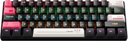 Gaming tipkovnica Onikuma G55 s 61 tipkom RGB (crna)