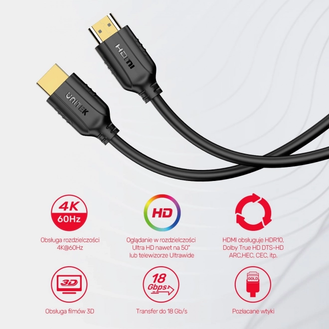 HDMI kabel Unitek 20m 4K 60Hz