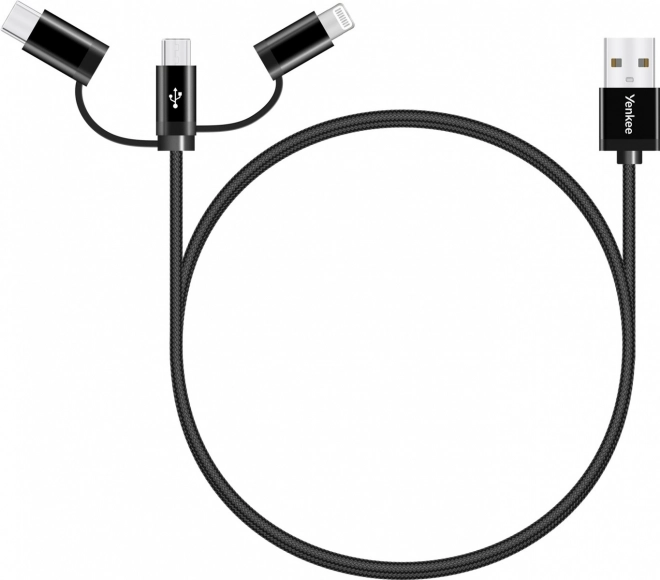 Univerzalni punjač 3u1 s konektorima USB-C, Micro USB i Lightning