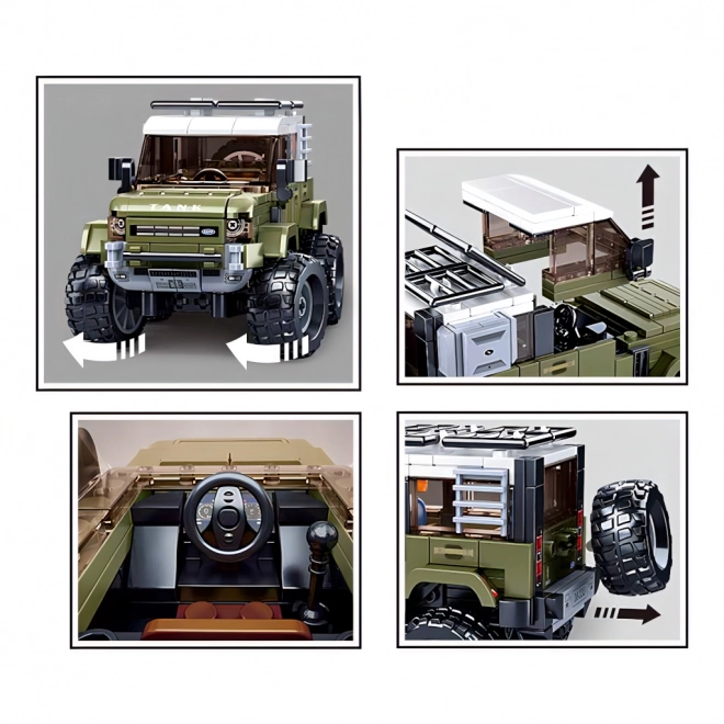 Sluban model kockice M38-B1015 engleski SUV napadač