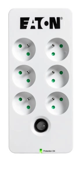 Napajajuća traka Protection Box 6 FR, 6 USB Tel@