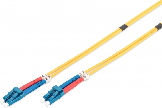 Patchcord FO jednolovni 09/125 OS2 LC-LC duplex 2 m žuti