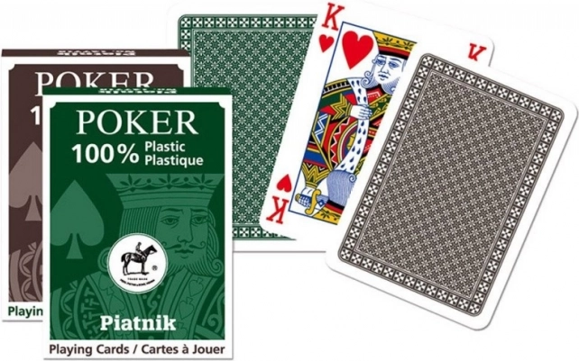 Plastične karte za POKER i BRIDGE – francuski tip