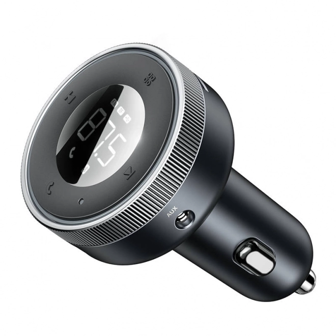 Baseus Enjoy Bežični punjač MP3 za auto, Bluetooth 5.0, microSD, AUX (crna)