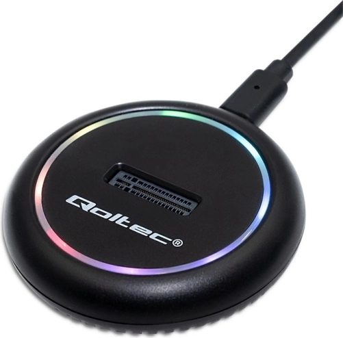Dok stanica za SSD M.2 NVMe/SATA s USB‑C i RGB osvjetljenjem 2TB