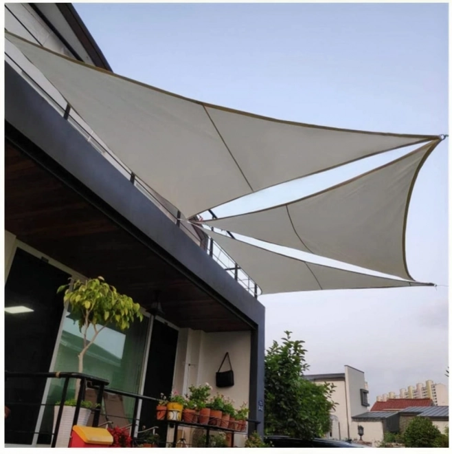 Vodootporna suncobranska tenda 5x5x5m ModernHome - Siva