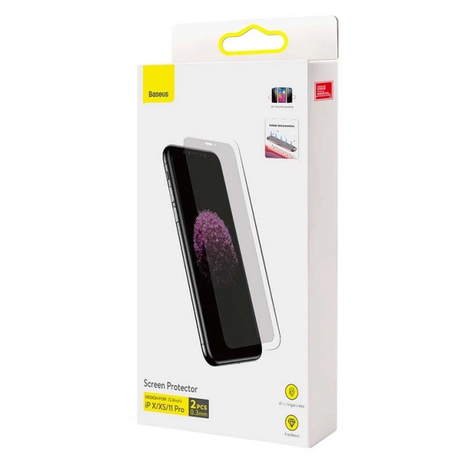 Baseus Kaljeno staklo za iPhone X/XS/11 Pro