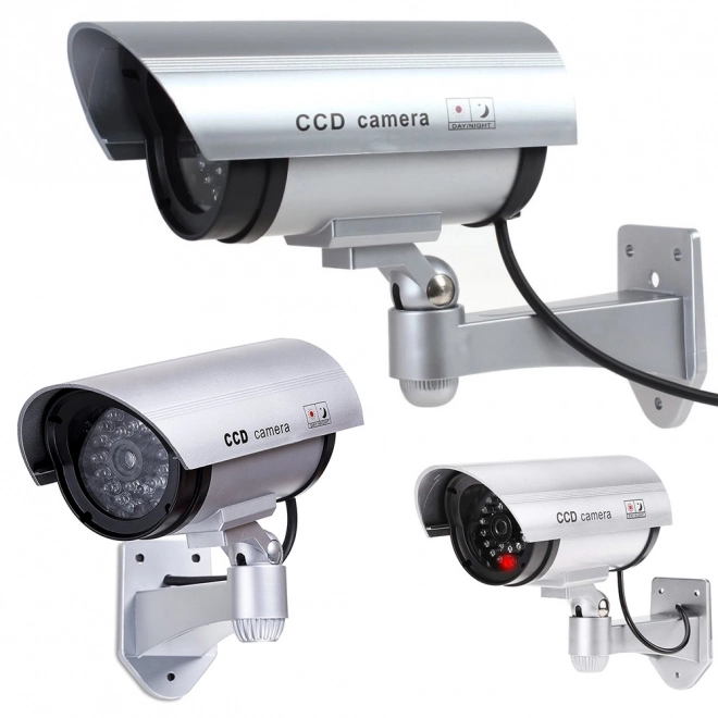 Atrapa industrijskih kamera s crvenim LED svjetlom