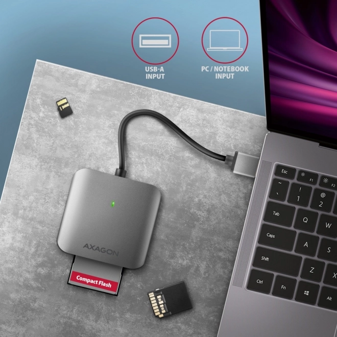 Čitač kartica Axagon CRE-S3 USB 3.2 Gen 1
