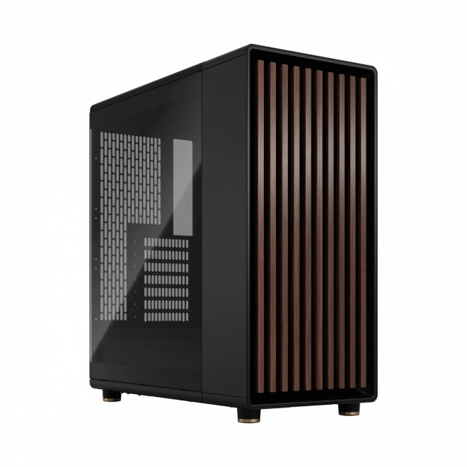 Fractal Design kućište North crna s drvenim elementima