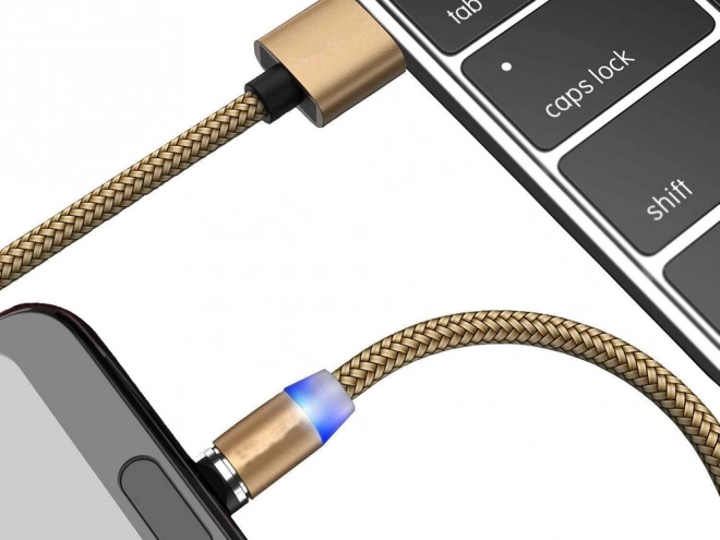 Magnetski punjač kabel 3u1 micro USB, tip-c i lightning, 1m