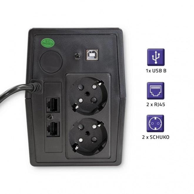 Rezervni izvor UPS Monolith 650VA 360W LCD USB RJ45