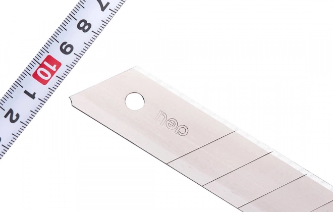 Nož 25 mm 10 ks rezna glava Deli Tools EDL-DP05 (srebrna)