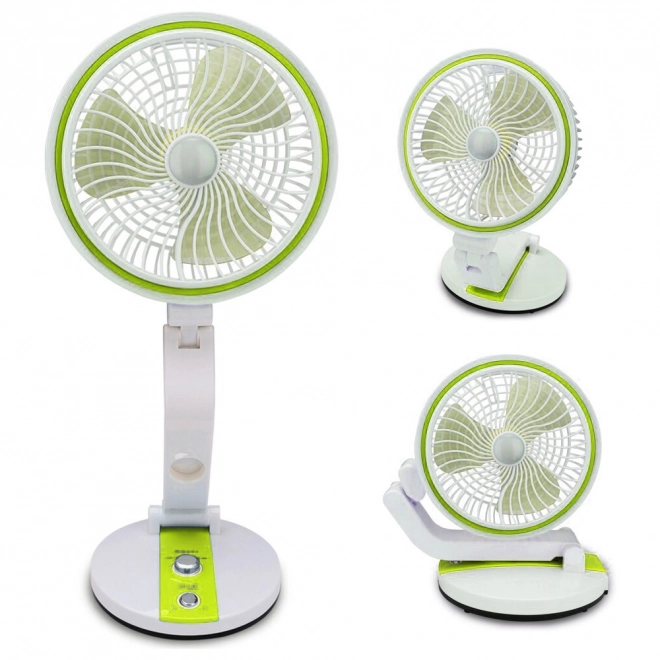 Prijenosni sklopivi ventilator s LED svjetlom