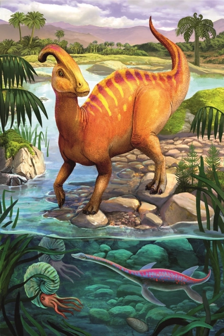 Minipuzzle Dinosauri s 54 komada
