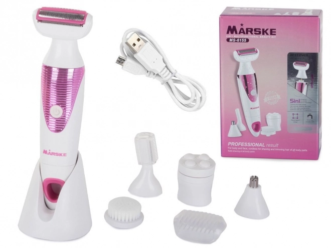 Ženski multifunkcionalni epilator i brijač 5u1 s bežičnim stalkom
