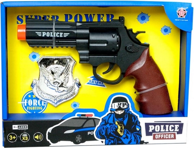 Policijski pištolj s bedžom PLEJO