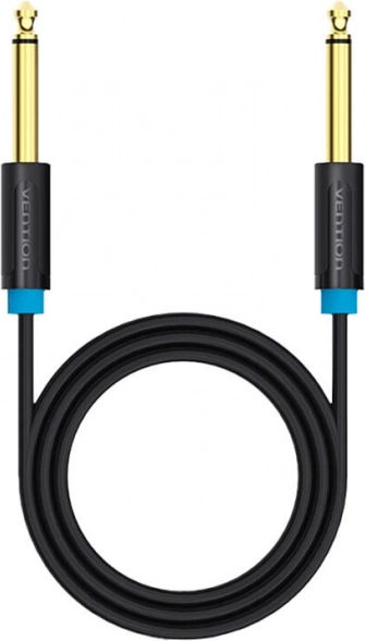 Audio kabel Vention 6,35 mm TS 5 m crni