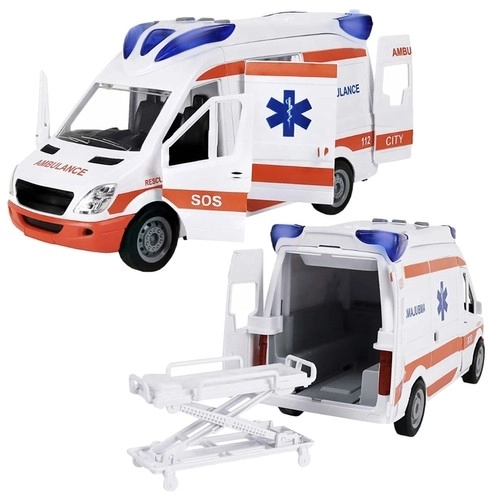 Dječja ambulantna kola s nosilom i svjetlosnim signalima