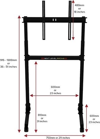 Širok raspon 24–85" za monitore i TV