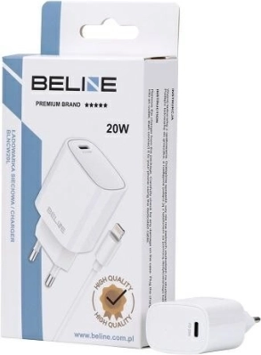 mrežni punjač 20 W usb‑c s lightning kabelom beline