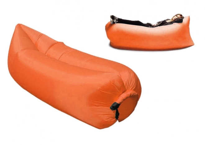 Rastezljiva zračna sofa Lazybag narančasta