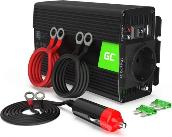 pretvarač napona green cell 12v na 230v 300 w (modificirani sinusni val)