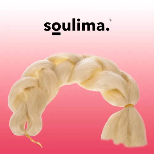 Sintetička kosa pletenice plava Soulima 23556