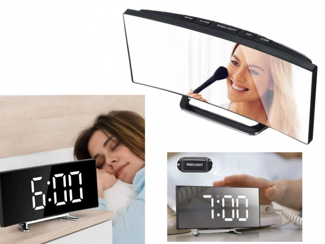 Elegantan digitalni budilica s termometrom i LED zaslonom