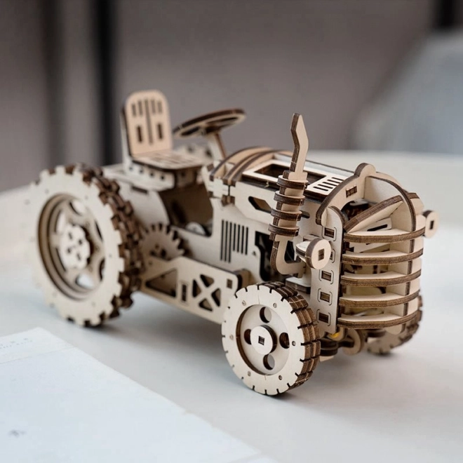 RoboTime 3D drvena mehanička slagalica Traktor