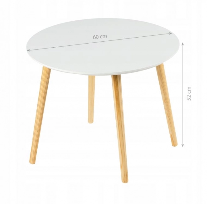 Moderni skandinavski konferencijski stolić, 60 cm