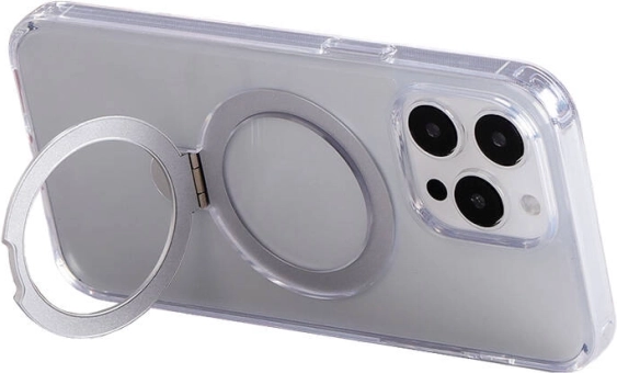 Magnetna futrola sa stalkom JOYROOM za iPhone 15 Pro, prozirna