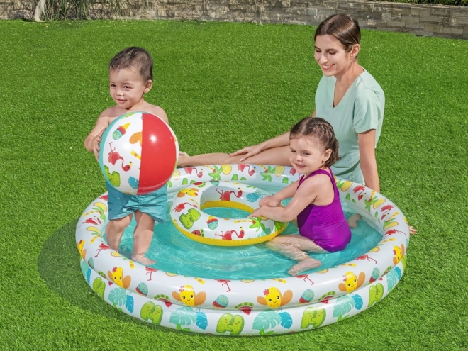 Bestway set bazen loptica prsten bazenčić 122cm