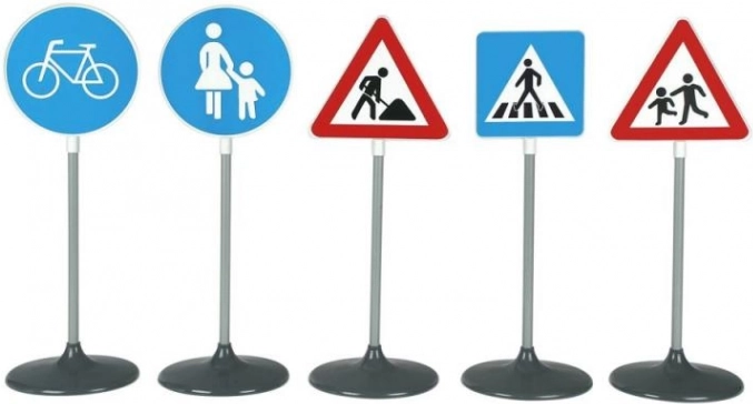 Veliki prometni znakovi – set od 5 kom
