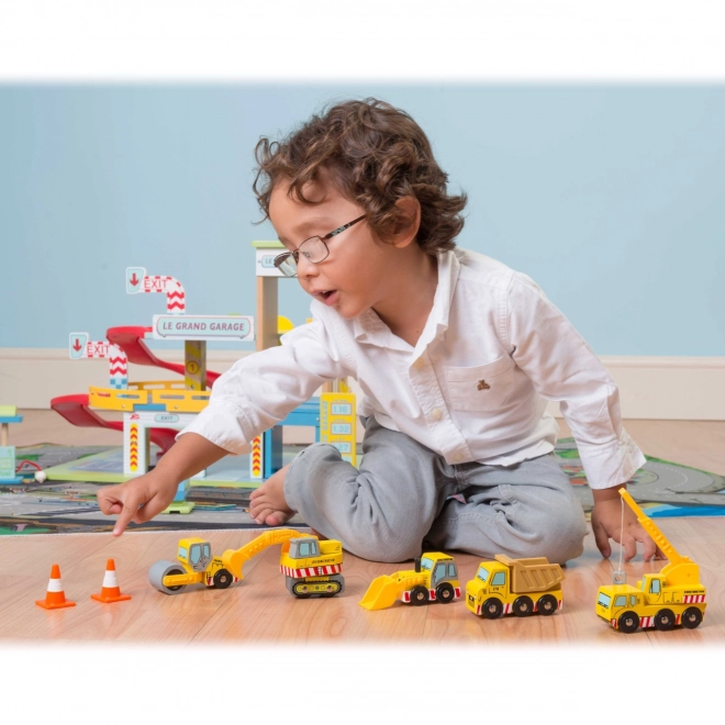 Set građevinskih strojeva Le Toy Van