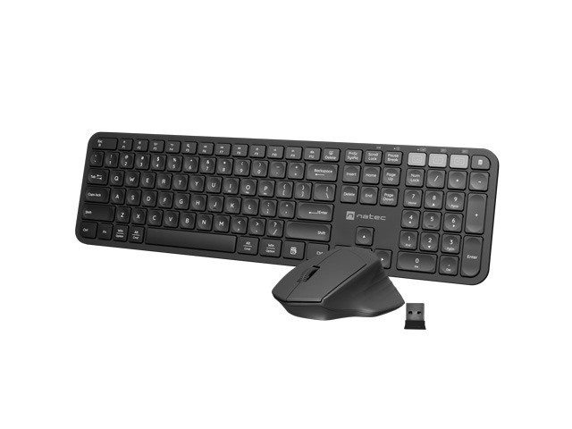 Bežični set tipkovnice i miša Natec Octopus 2 Bluetooth + 2.4GHz